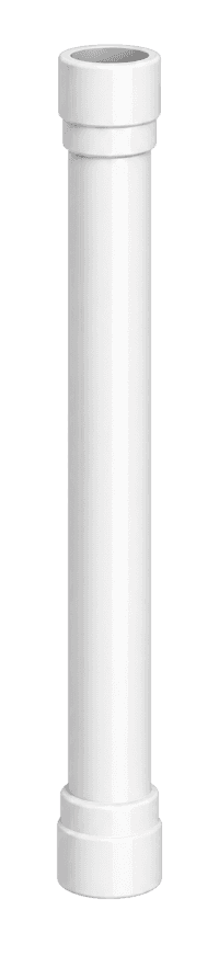 Tube en PVC blanc